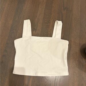 Abercrombie & Fitch Cream Crop Top